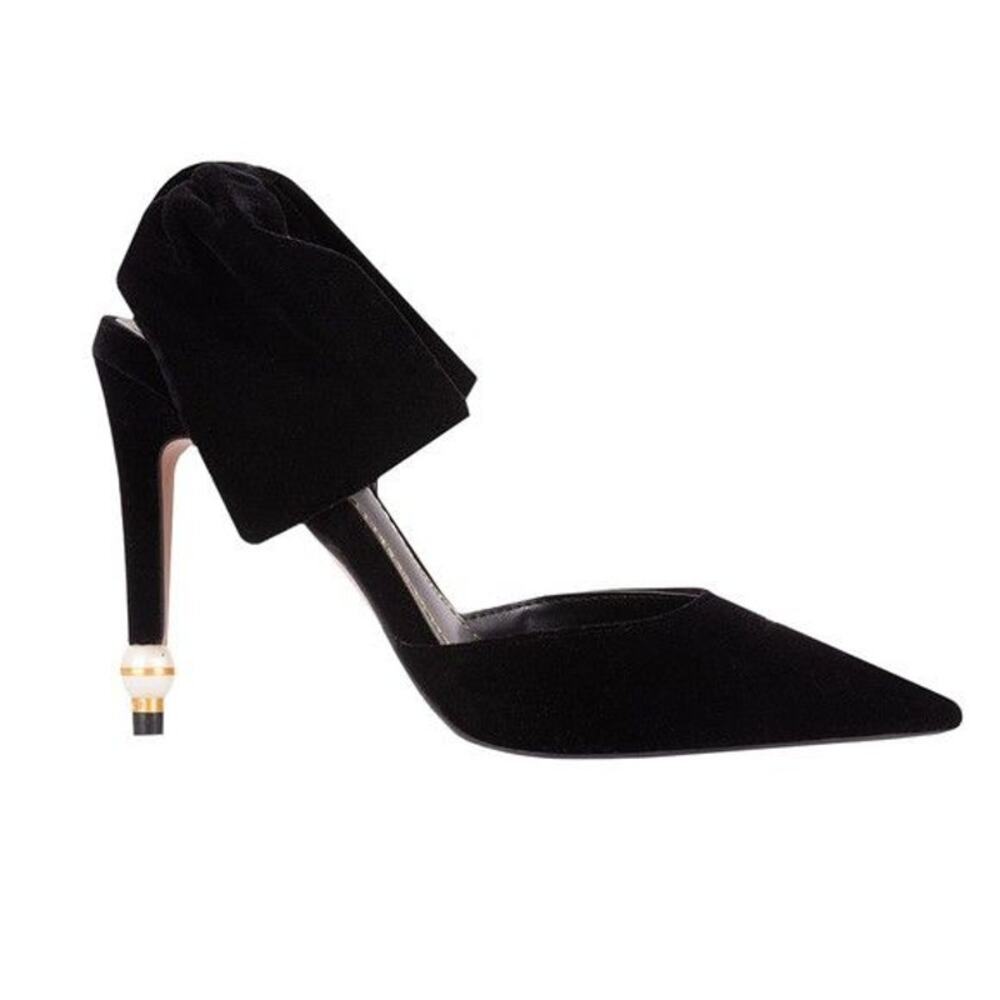 Ted Baker Batalyn Large Bow Court Heels - Picture 2 of 13